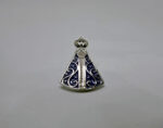 Pin, Boton, Broche - Nossa Senhora Aparecida Azul e Prata - Imagem 2