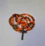 Terço em Paracord - Laranja / Amarelo - Imagem 7