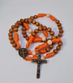 Terço em Paracord - Laranja / Amarelo - Imagem 5