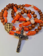 Terço em Paracord - Laranja / Amarelo - Imagem 4