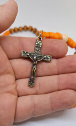 Terço em Paracord - Laranja / Amarelo - Imagem 3