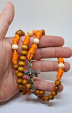 Terço em Paracord - Laranja / Amarelo - Imagem 2