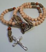 Terço em Paracord - Maria - Caqui Branco - Imagem 2