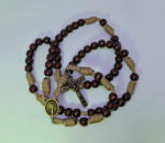 Terço em Paracord - Nossa Senhora das Graças - Caqui Marrom - Imagem 7