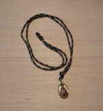 Cordão com pingente de Nossa senhora Aparecida e Catedral - Oval - Imagem 4