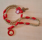 Terço em Paracord - Sagrado Coração de Jesus