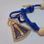 Dezenas Pocket  Pulseira/Carro - Nossa Senhora Azul/Bege - Imagem 8