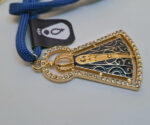 Dezenas Pocket  Pulseira/Carro - Nossa Senhora Azul/Bege - Imagem 3