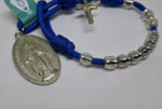 Dezenas Pocket  Pulseira/Carro -Nossa Senhora das Graças -Azul/Prata - Imagem 5