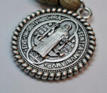 Terço em Paracord - Benedetto - Caqui/Prata - Imagem 8